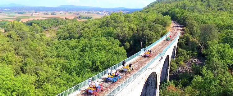 V lorail de la Sainte Baume Pourcieux aventure insolite en